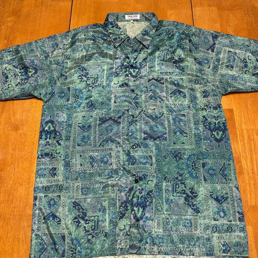 Thai Silk by Apple Button-Up Shirt